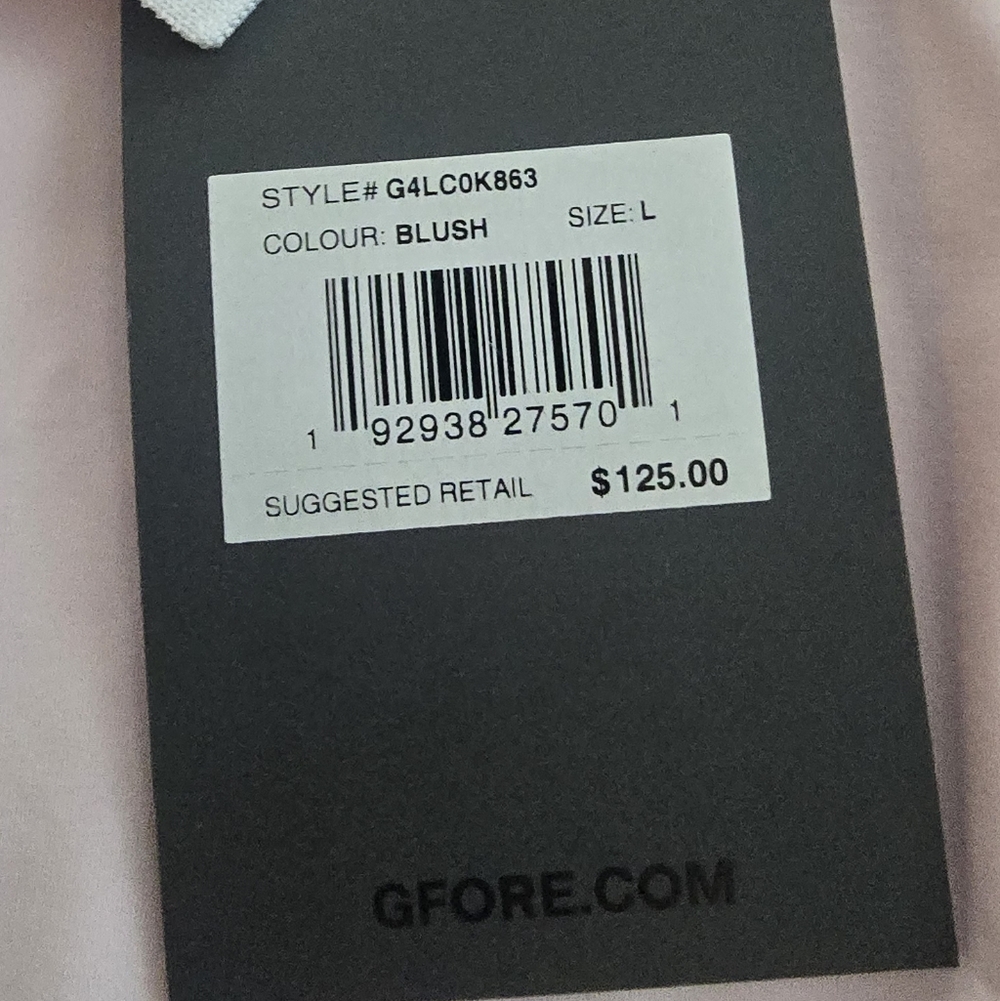 G/FORE Pink Long Sleeve Top. I#021 - Picture 3 of 5